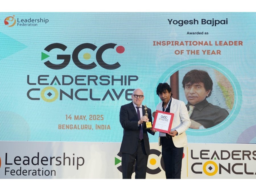 Yogesh Bajpai, ZeroB, water management, Inspirational Leader Award, GCC Leadership Conclave